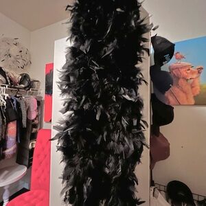 Black Feather Boa